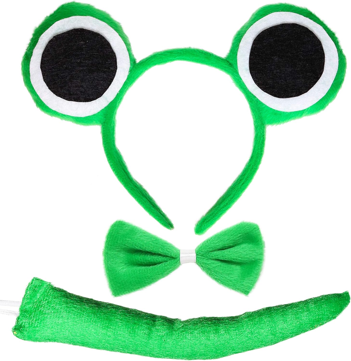 Costum pentru copii, Zola®, model broasca, din 3 piese, verde, marime universala Costum pentru copii, Zola®, model broasca, din 3 piese, verde, marime universala